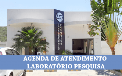 AGENDA DE ATENDIMENTO SEMANAL – MÊS DE FEVEREIRO – LABORATÓRIO PESQUISA