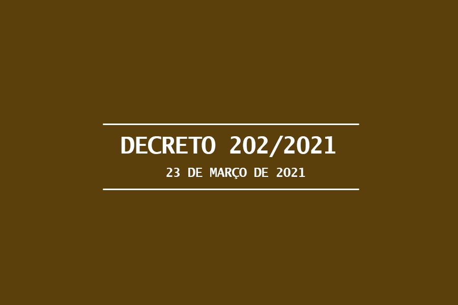 COVID-19: VEJA O DECRETO MUNICIPAL PUBLICADO NESTA TERÇA, 23/03 QUE ESTABELECE MEDIDAS RESTRITIVAS AO COMBATE À PANDEMIA