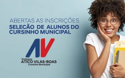 ESTÃO ABERTAS AS INSCRIÇÕES PARA CURSINHO PRÉ-VESTIBULAR PROF. ÁTICO MOTA 2021 – MACAÚBAS -BA