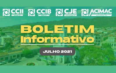 CONFIRA O BOLETIM INFORMATIVO DA ACIMAC DO MÊS DE JULHO DE 2021