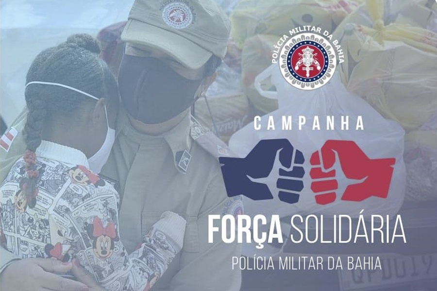 PMBA/ CPRO/ 4ªCIPM LANÇA CAMPANHA: FORÇA SOLIDÁRIA QUE VISA A ARRECADAÇÃO DE ALIMENTOS NÃO PERECÍVEIS