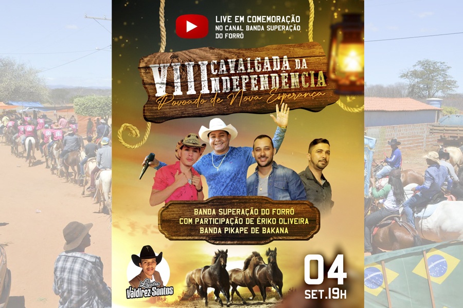 LIVE EM COMEMORAÇÃO A 8ª CAVALGADA DA INDEPENDÊNCIA – NOVA ESPERANÇA