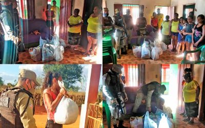 CAMPANHA FORÇA SOLIDÁRIA: A 4ª CIPM REALIZA A 1ª ETAPA DE DOAÇÃO NO ORFANATO DE MARIA EUGÊNIA EM MACAÚBAS