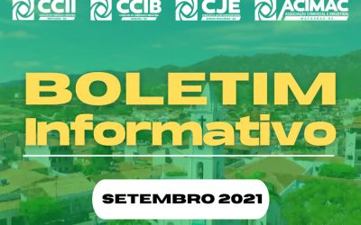 CONFIRA O BOLETIM INFORMATIVO DA ACIMAC DO MÊS DE SETEMBRO DE 2021