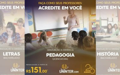 NESSE MÊS DOS PROFESSORES A UNINTER ESTÁ COM DESCONTOS DE ATÉ 70%  EM SEUS CURSOS DE GRADUAÇÃO OU PÓS-GRADUAÇÃO