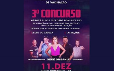 3º CONCURSO DO BLOG LBS VAI REUNIR GAROTAS DE VÁRIAS CIDADES DA REGIÃO E SHOWS AO VIVO