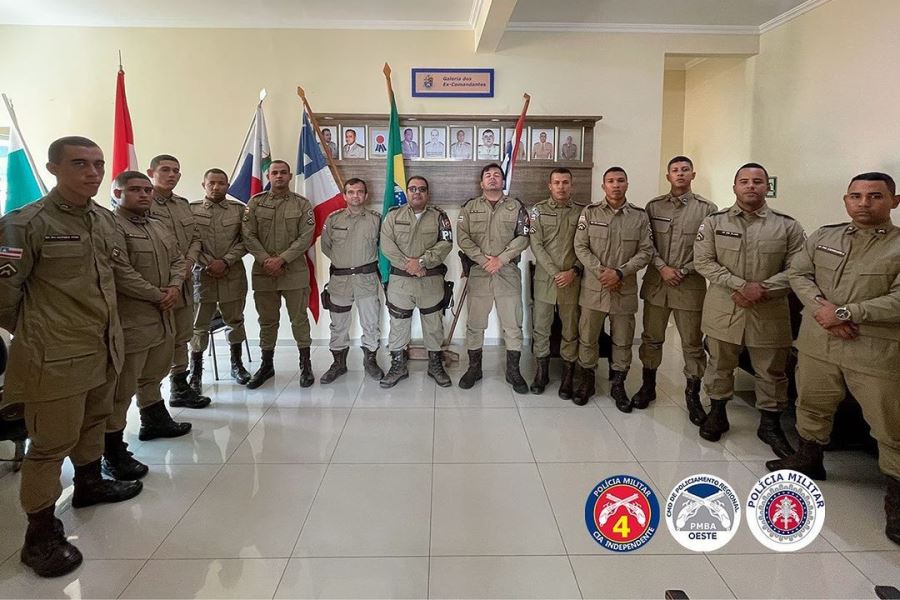 4ª CIPM – MACAÚBAS RECEBE NOVOS POLICIAIS MILITARES QUE IRÃO REFORÇAR O EFETIVO DA UNIDADE