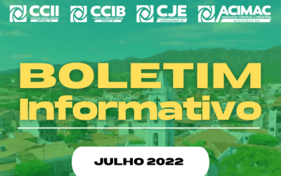 CONFIRA O BOLETIM INFORMATIVO DA ACIMAC DO MÊS DE JULHO DE 2022