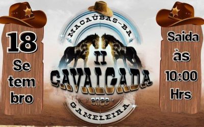 2ª CAVALGADA DA GAMELEIRA! É NESTE DOMINGO DIA 18 DE SETEMBRO