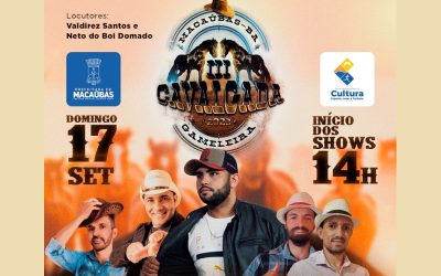 SERÁ NESTE DOMINGO, 17/09! A III CAVALGADA NA COMUNIDADE DE GAMELEIRA – EDIÇÃO 2023