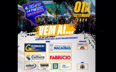 VEM AÍ A 4ª EDIÇÃO DO DESAFIO MTB SERRA GERAL DE MACAÚBAS