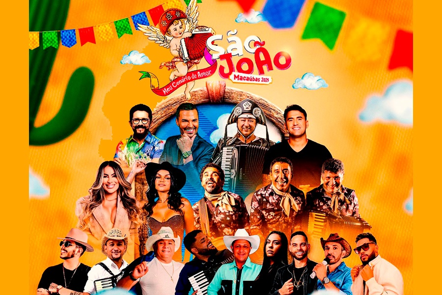 SAIU A PROGRAMAÇÃO OFICIAL DO SÃO JOÃO DE MACAÚBAS – 2025