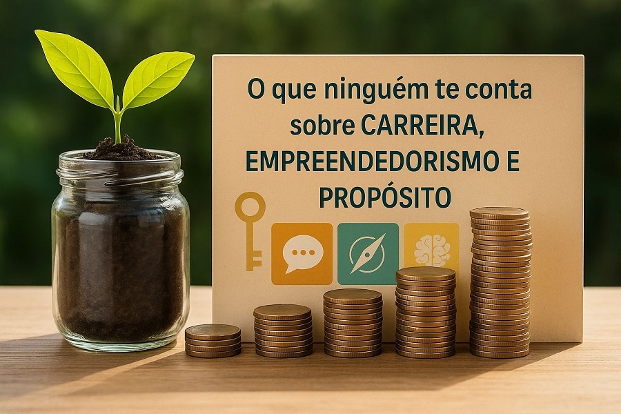 A CORAGEM DE CRESCER: O QUE NINGUÉM TE CONTA SOBRE CARREIRA, EMPREENDEDORISMO E PROPÓSITO
