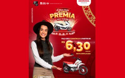 NOS 25 ANOS DA MOTO CLUBE, QUEM LEVA OS PRÊMIOS É VOCÊ!