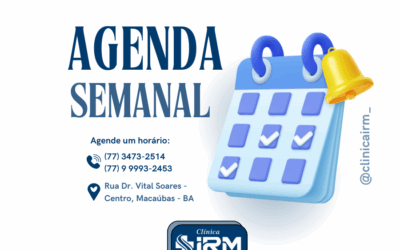 CLÍNICA IRM: AGENDA ATENDIMENTO SEMANAL – NOVEMBRO – 2025