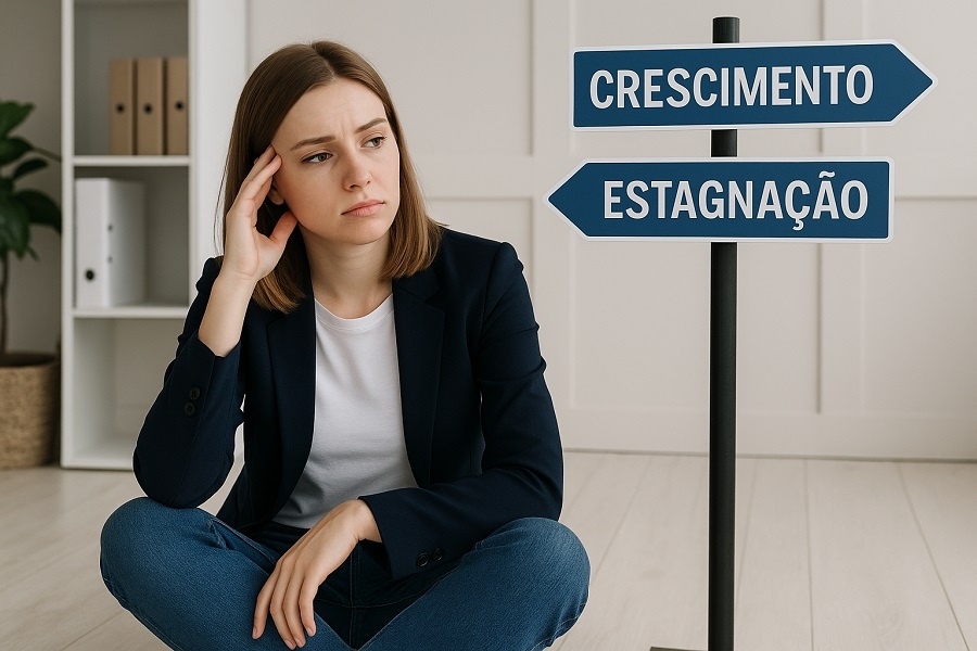 O QUE DIFERENCIA QUEM CRESCE DE QUEM NÃO SAI DO LUGAR