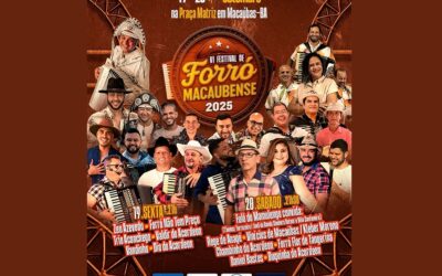 FESTIVAL DE FORRÓ MACAUBENSE! DIAS 19 E 20 DE SETEMBRO DE 2025