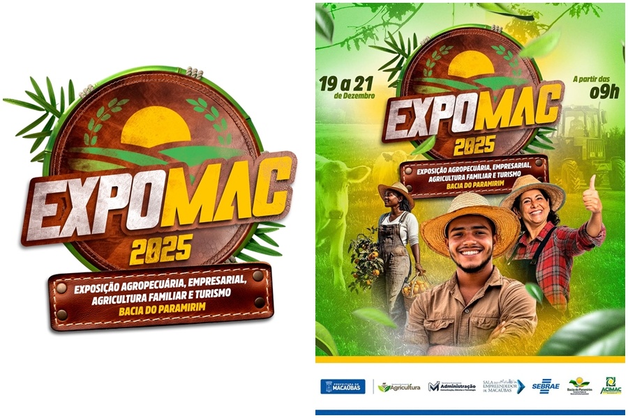 VEM AÍ A EXPOMAC 2025! EXPOSIÇÃO AGROPECUÁRIA, EMPRESARIAL, DA AGRICULTURA FAMILIAR E DO TURISMO
