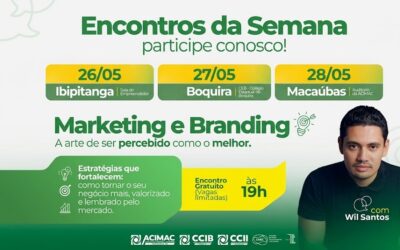 ACIMAC PROMOVE CICLO DE PALESTRAS SOBRE FORTALECIMENTO DE MARCAS COM O PRESIDENTE WIL SANTOS