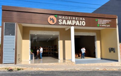 MADEIREIRA SAMPAIO INAUGURA NOVA FILIAL PRÓXIMA À FEIRA NOVA EM MACAÚBAS