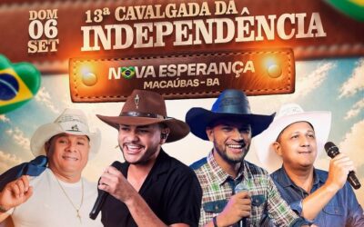 COMUNIDADE DE NOVA ESPERANÇA SE PREPARA PARA A TRADICIONAL CAVALGADA DA INDEPENDÊNCIA